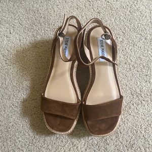 Steve Madden Composed Suede Wedge Sandal